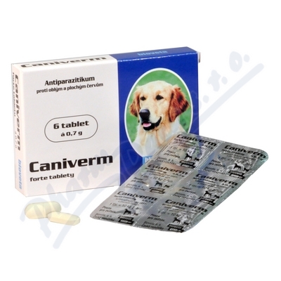 Caniverm A.U.V. 700 mg—6 tablet