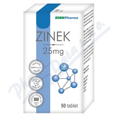 Edenpharma Zinek 25mg—50 tablet