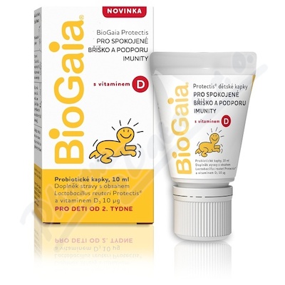 BioGaia Protectis Probiotické kapky s vitamínem D—10 ml