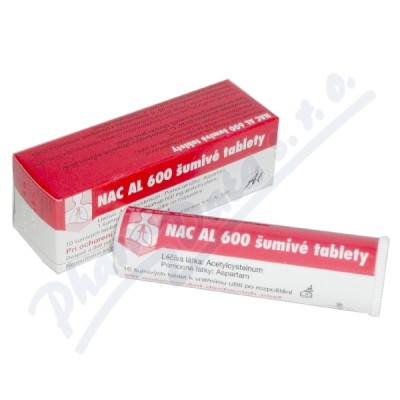 NAC AL 600—10 šumivých tablet
