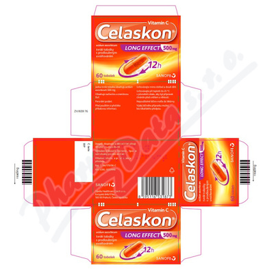 Celaskon Long Effect—500mg, 60 tablet s prodlouženým uvolňováním