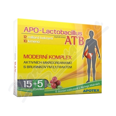 Alphega APO-Lactobacillus ATB—15 + 5 kasplí