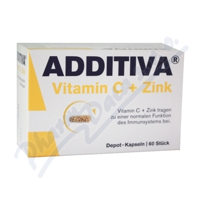 Additiva vitamin C + zinek—60 tablet