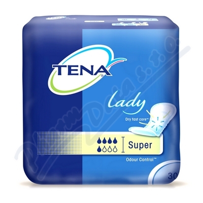 Vložky Absorpční Tena Lady Super 850ml inkontinenční vložky 30 kusů