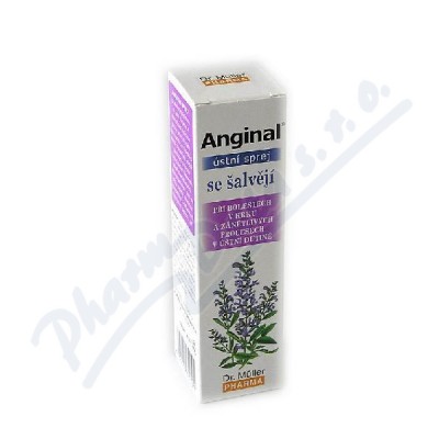 Anginal ústní sprej se šalvějí sprej 30 ml