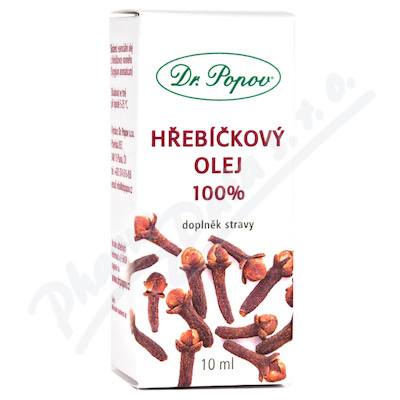 Dr.Popov Hřebíčkový olej 100%—10 ml