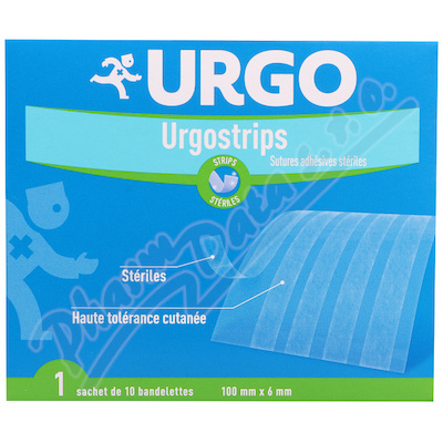 Náplast UrgoStrips 100x6 mm—fixační náplasťové stehy 10 ks
