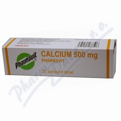 Calcium 500 mg Pharmavit 20 x 500 mg