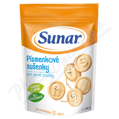 Sunar písmenkové sušenky—150g