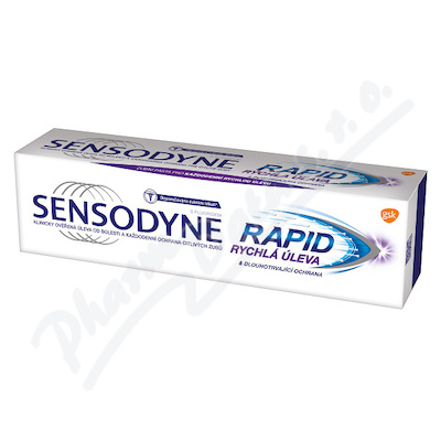 Sensodyne Rapid Relief—75ml AKCE - DOPRODEJ Exp. 8/24 (poslední 2 kusy skladem/běžná cena 177,-)