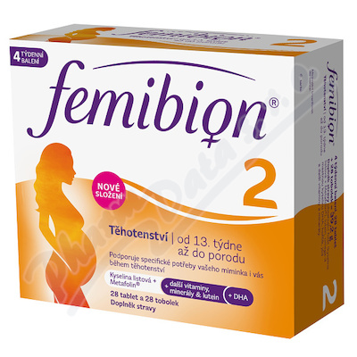 Femibion 2 Těhotenství—28 tablet + 28 tobolek