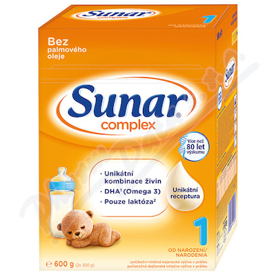 Sunar Complex 1—600 g - SLEVA - Expirace 5.6.24 (běžná cena 401,- Kč) - poslední 1 kus