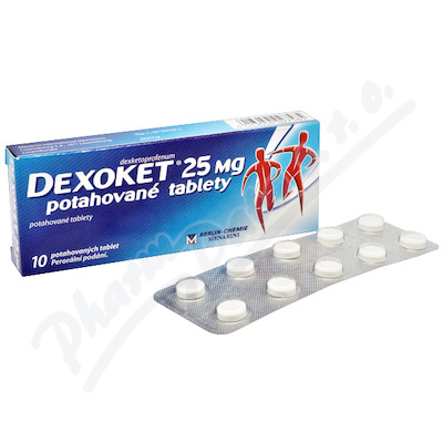Dexoket 25 mg—10 tablet