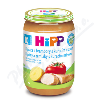 HiPP Junior BIO Rajčata a brambory s kuřecím —220 g