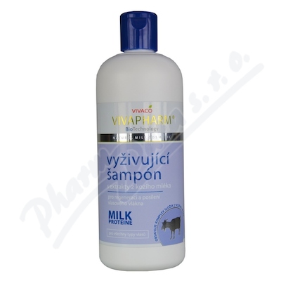 Vyživující šampon s extrakty z kozího mléka —400 ml