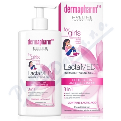 EVELINE LactiMED 3v1 osvěžující intimní gel—250 ml