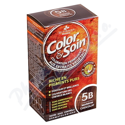 Color&Soin Barva a Péče 5B Čokoládově hnědá—barva na vlasy 135 ml