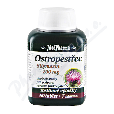 MedPharma Ostropestřec (Silymarin 200mg)—67 tablet