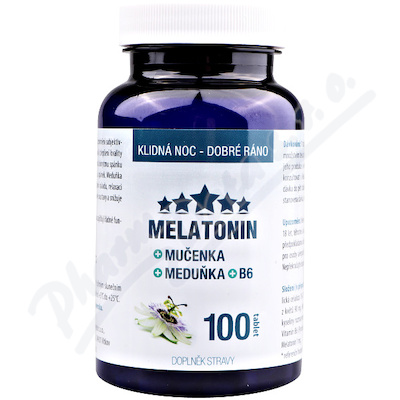 Clinical Melatonin Mučenka Meduňka B6—100 tablet
