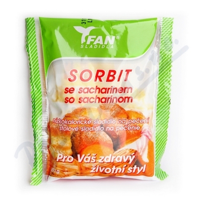 FAN sladidlo Sorbit se sacharinem—100 g