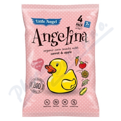 Angelina Snack pro děti bez lepku 4 x 15 g