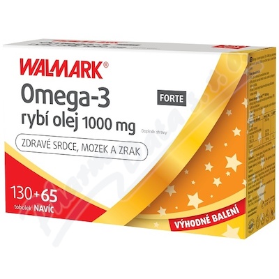 Walmark Omega 3 Forte Promo 2020—130 + 65 tobolek