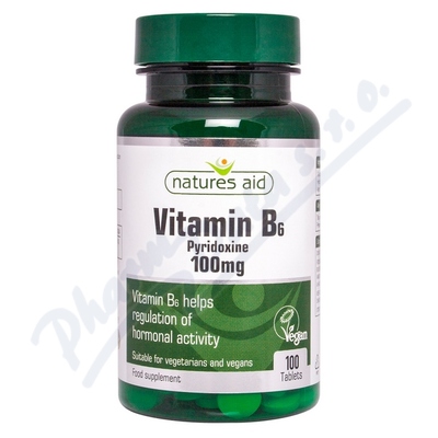 Vtamín B6 - 100mg (pyridoxin)—100 tablet