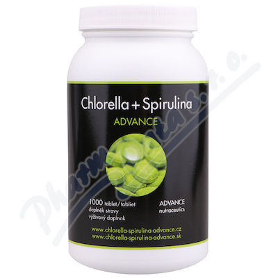 Advance Chlorella + Spirulina—1000 tablet