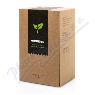 Aromatica Bylinný čaj Migréna—nálevové sáčky 20x2g