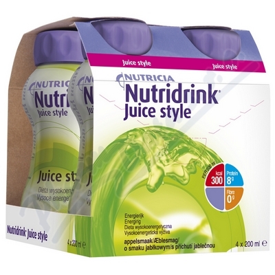 Nutridrink Juice Style Jablko—4x200 ml