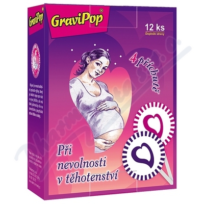 VitaHarmony GraviPop při nevolnosti v těhotenství—12 lízátek