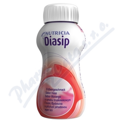 Diasip s příchutí jahodovou —4x 200 ml
