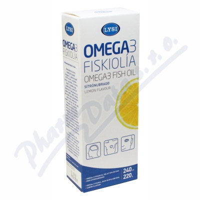 Rybí olej Omega-3 Lemon Lysi