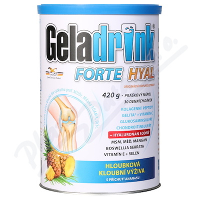 Geladrink FORTE HYAL ananas—práškový nápoj 420 g