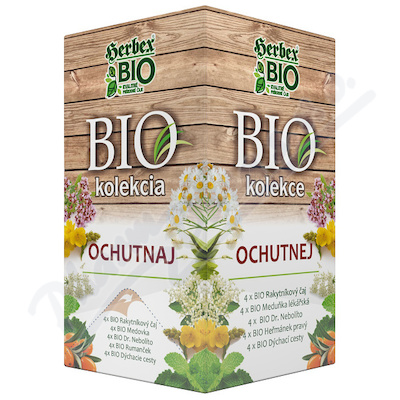 Herbex Bio Kolekce Ochutnej—5x 4 nálevové sáčky