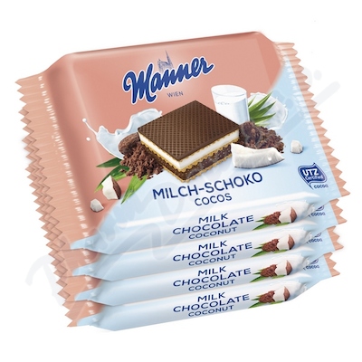 Manner Milch-Schoko Cocos —4x25 g
