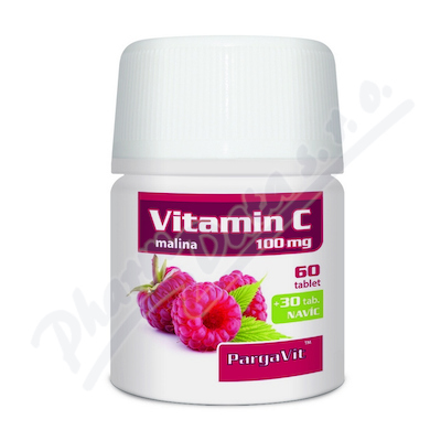 PargaVit Vitamin C malina—90 tablet