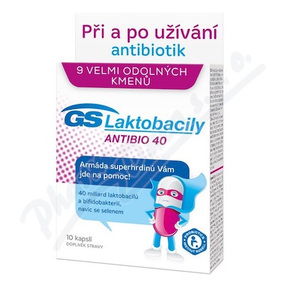 GS Laktobacily Antibio40—10 tobolek