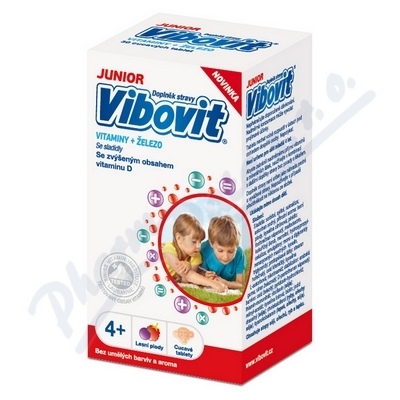 Vibovit Junior 4-7 let —30 cucavých tablet
