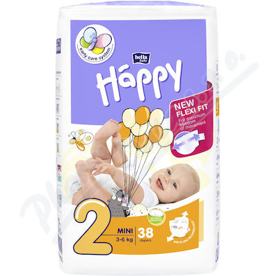 Happy Mini dětské pleny—38 ks