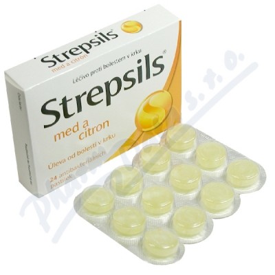 Strepsils Med a Citron —24 pastilek