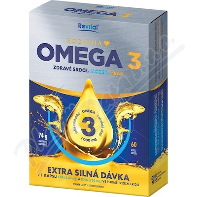 Revital Rodinná Omega 3—60 tobolek