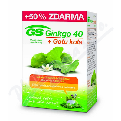 GS Ginkgo 40+Gotu kola—80+40 tablet