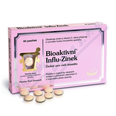 Bioaktivní Influ-Zinek—60 tablet