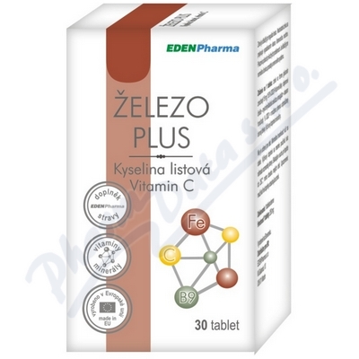 Edenpharma Železo Plus—30 tablet