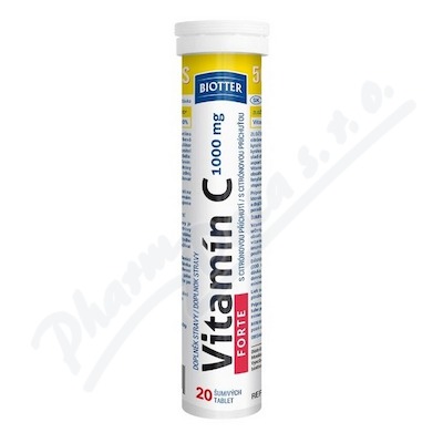 Vitamín C 1000mg Forte—20ks šumivých tablet