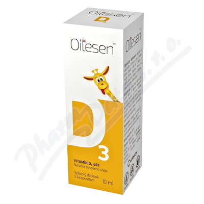 Oilesen Vitamin D3 400—kapky 10 ml