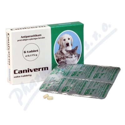 Caniverm A.U.V. 175 mg—6 tablet