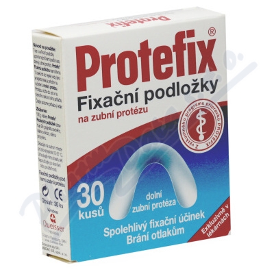 Protefix Fixační podložky na dolní zubní protézu—30 ks