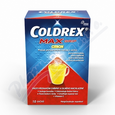 Coldrex MaxGrip Citron horký nápoj 10 sáčků